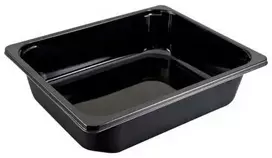 Plastikinis indas, Færch, C 2325-1B, 1 skyriaus, stačiakampis, talpa 5195 ml, 265x325x80 mm, PET, juodas, dėžutė