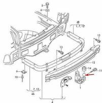 VAG OEM AUDI A5 8T TRAUKIMO KABLYS 8T0800495A ORIGINALUS