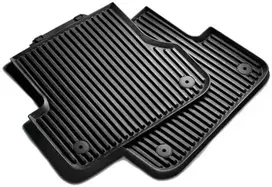 VAG AUDI A8 D4 Galiniai Guminiai Juodi Grindų Kilimėliai Rinkinys 4N0061511041 NAUJI ORIGINALŪS