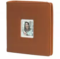 LoveInstant albumas 36 kortelėms su nuotraukomis 288 vnt. Nuotraukų albumas Polaroid Go / Ruda Brown