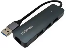 Extra Digital Adapteris USB-A - 3x USB 3.0, RJ45