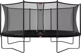 Batutas BERG Grand Favorit Regular 520, juodas + apsauginis tinklas Comfort