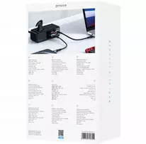 PROOVE Homester Pro įkroviklis Maitinimo juosta 2x USB 2x USB-C 65W (SB10606)