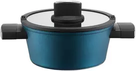 Aliuminio puodas su dangčiu Azzurro 20 cm 2,3 l AMBITION