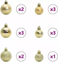 Dirbtinis sulankstomas kalėdų medis su kankorėžiais 120 cm