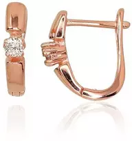 Sidabriniai auskarai anglišku užsegimu, Metalas: Sidabras, Praba: 925°, - 2.7 g. - 16 mm.