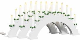 Kalėdų žvakių arkos su 10 LED žvakių 3 vnt. LED Šilta balta