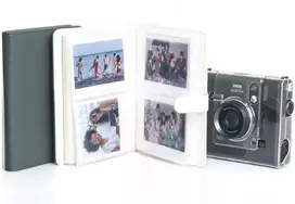 LoveInstant Foto albumas 80 nuotraukų, skirtas Fuji Instax Wide 400 300 Polaroid 600 Sx70 Now + / Pilkas