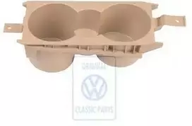Vag Golf Mk5 2004 2007 Gėlavandens Taurės Laikiklis rusvai gelsvas Originalus 1K08625317G8
