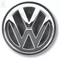 VW Chrominis Emblema Vag Caddy Mk2 Pickup Passat B4 1994 2001 Originalus 3A5853630D739