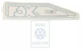 Vag Stratossil Šoninės Apdailos Juostos Volkswagen Polo Hatchback 86C 91-94 Originalus 867853434FBBQ
