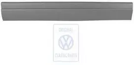 Vag Caddy Mk2 Polo Classic Durų Slenksčio Apdaila Pilka Originalus 6K4853369AE91