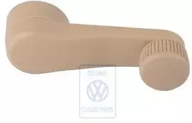 Vag Langų Kėlimo Rankena rusvai gelsvas Pure Golf Mk5 2004 2007 Originalus 1K0839581A7G8