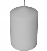 Mondex CLASSIC CANDLES Žvakė Mažas Cilindro formos 7x7x10cm Pilka