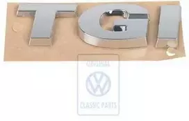 Vag Užrašas Chromo Blizgantis Volkswagen Eos Golf Touran Originalus 1T0853675AK2ZZ