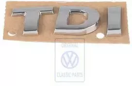 Vag Chromo Raidės Volkswagen Eos Golf Touran Originalus 1T0853675AC739
