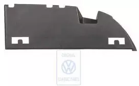 Vag Passat B4 1994 1997 Radiator Grille Cover Satin Juodas Originalus 3A0853664A01C
