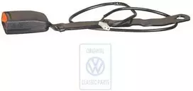 Vag Seat Belt Buckle Raudona Passat B4 1994 1997 Originalus 3A0857756B01C
