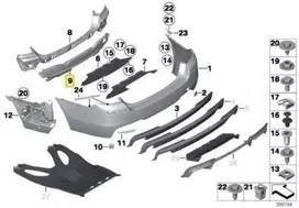 Bmw Adapteris F10 F11 2009 2017 Originalus 51128053584
