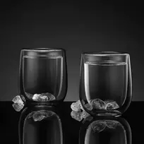 2 Ombre termo stiklinių rinkinys, 350 ml, pilkos spalvos, AMBITION