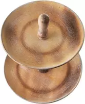 Mondex Since 1986 DAZ dekoratyvinė dviejų aukštų lėkštė 21/24x30cm