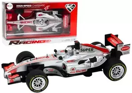 Lenktyninis sportinis automobilis su garso ir šviesos efektais, 1:9, sidabrinis
