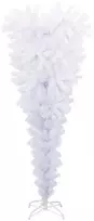 Dirbtinė Kalėdų eglutė su 150 LED Balta 120 cm PVC ir Plienas
