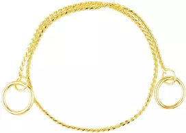 Show Tech Gyvatės grandinėlė auksas – Elegantiška auksinio metalo parodinė grandinėlė, 75cm patvaraus dizaino