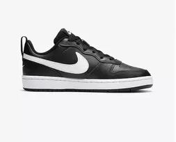 Nike Avalynė Vaikams Court Borough Low 2 Juodas BQ5448 002