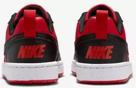 Nike Avalynė Paaugliams Court Borough Low Baltas Raudona Juodas DV5456 600