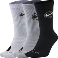 Nike Kojinės U Nk Crew Everyday Bball Pilkas Juodas Baltas DA2123 902