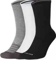 Nike Kojinės U NK Evry Max Cush Crw 3PR Baltas Pilkas Juodas SX7836 909