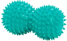 Gymnic Dygliuotas masažo kamuoliukas Reflex Roll, dvigubas, Ø 8 cm, žalias