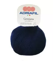 Mezgimo siūlai Adriafil Genziana 50 g, spalva 22