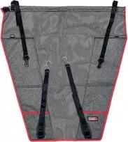 KONG Kelionės apsauginis sėdynės barjeras – patvarus automobilio tinklas, 82x88x41cm, neleidžia blaškytis