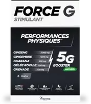 VITAVEA Force G STIMULANT 5G BOOSTER energijai ir protiniam budrumui, 10 ampulių