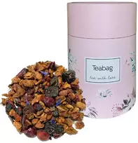 Arbatos pakelis Vaisinė arbata Teabag Cherry Cassis 50g - Rožinė dėžutė