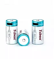 iLuv 4x Baterijos CR123A CR123 500mAh Įkrovimo Prievadas USB-C USB Type-C / USB-C CR123A