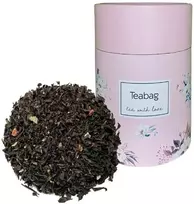 Teabag Arbatinukas Juoda arbata Raspberry Lavender 50g - Rožinė dėžutė