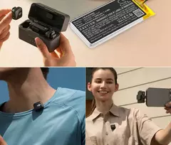 Cameron Sino akumuliatorius Dji tipo baterija Bsx300-1950-3.87 skirtas mikrofonui Dji Mic Mini / Cs-djx300sl