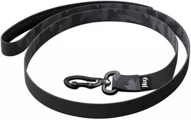 Julius-K9 MoreColor Night Camo pavadėlis – 120cm juosta, neopreninė rankena, juodas kamufliažas