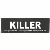Julius K9 Killer pleistrų rinkinys – Velcro tvirtinimo pleistrai, mažas dydis, 2 vnt.
