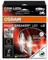 LED lemputė OSRAM 6418DWNB-ECE-2HB C5W 36mm Legalios keliuose.