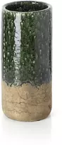 Bazaar Vaza, The Moss Cylinder, 18x18x38 cm, Žalia, Akmens keramika