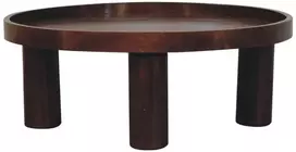 Artisan Furniture Crescent mango medienos kavos staliukas, kaštono atspalvio