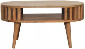 Artisan Furniture Ariella mango medienos kavos staliukas, ąžuolo atspalvio