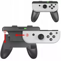 JYS 2x Rankenos Handgrip Joy-Con valdikliams Nintendo Switch / OLED JYS-NS226 Balta (SB11112)