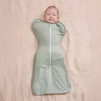 Love To Dream „Swaddle UP“ – NB dydis – alyvuogių šakelė – 1 ŽINGSNIS – SUDĖTI 1,5