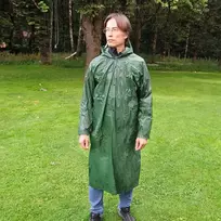 Apsiaustas nuo lietaus - Juoda