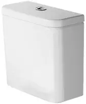 skalojamā kaste DuraStyle Basic, pievads no apakšas, 6/3 l, balta